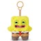 Fuggler SpongeBob 5-Inch Plush Keyring by ZURU, Funny Ugly Monster Bag Clip-on Stuffed Animal